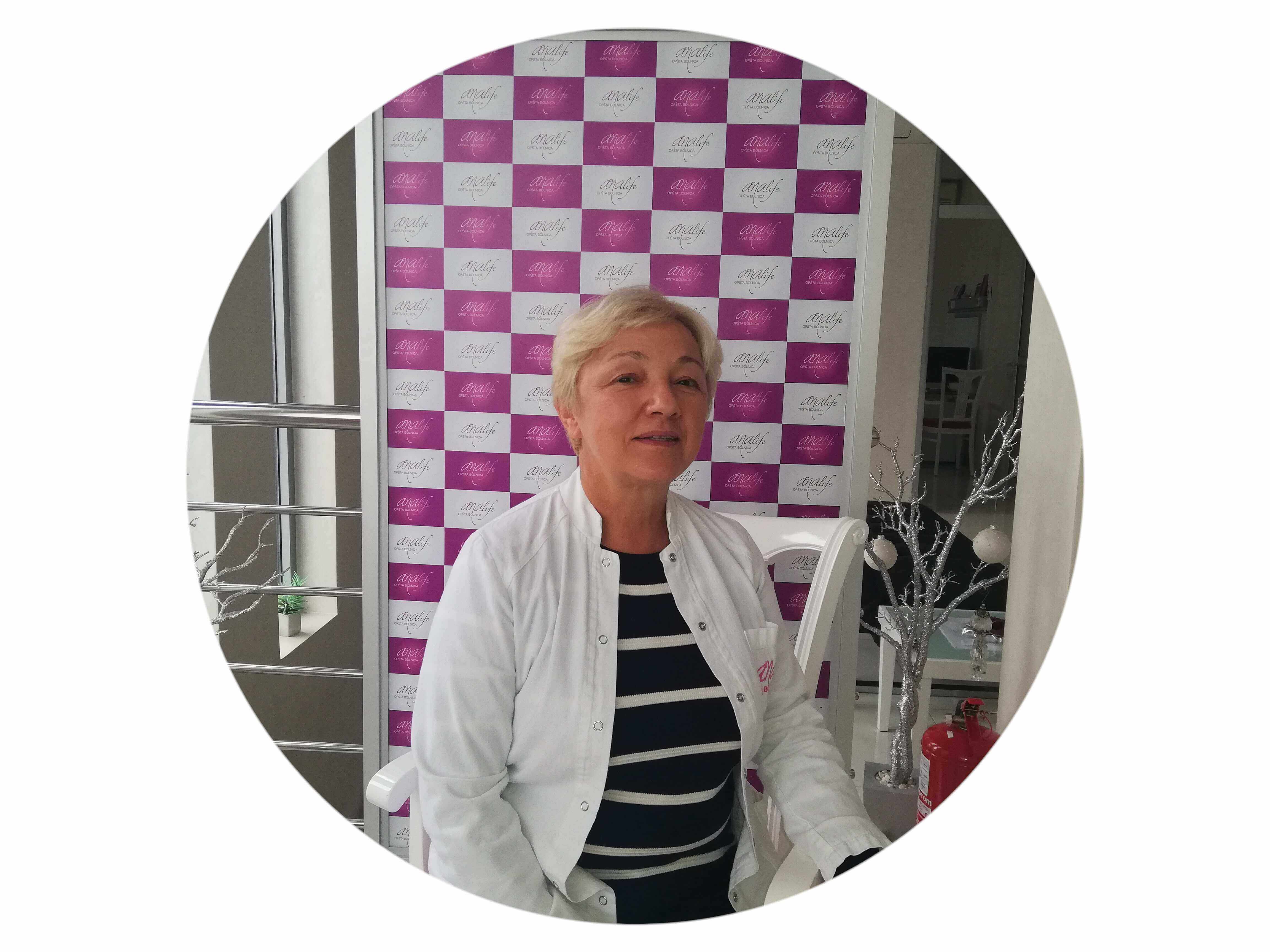 Dr Ljiljana Urošević - specijalista fizikalne medicine i rehabilitacije. Upoznajte naš tim!